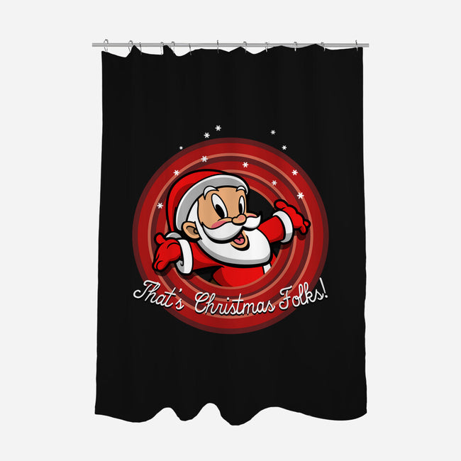 That's Christmas Folks-none polyester shower curtain-Boggs Nicolas