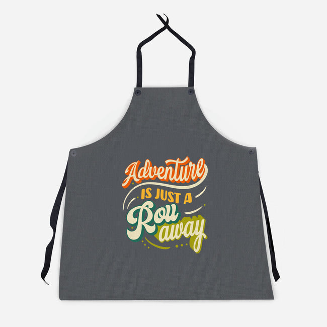 Adventure Is Just A Roll Away-unisex kitchen apron-ShirtGoblin