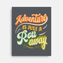 Adventure Is Just A Roll Away-none stretched canvas-ShirtGoblin