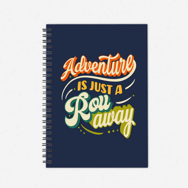Adventure Is Just A Roll Away-none dot grid notebook-ShirtGoblin