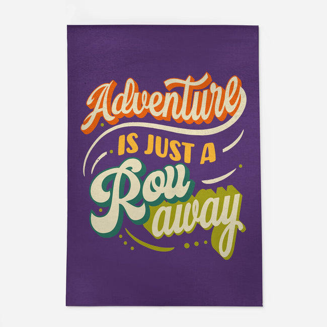 Adventure Is Just A Roll Away-none outdoor rug-ShirtGoblin