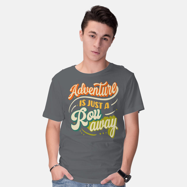 Adventure Is Just A Roll Away-mens basic tee-ShirtGoblin