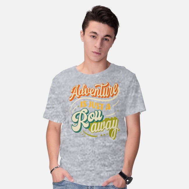 Adventure Is Just A Roll Away-mens basic tee-ShirtGoblin