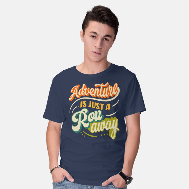 Adventure Is Just A Roll Away-mens basic tee-ShirtGoblin