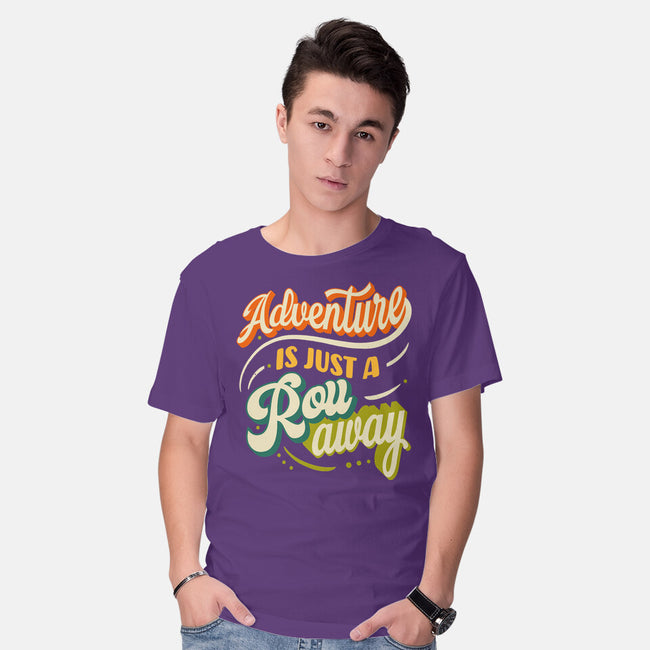 Adventure Is Just A Roll Away-mens basic tee-ShirtGoblin