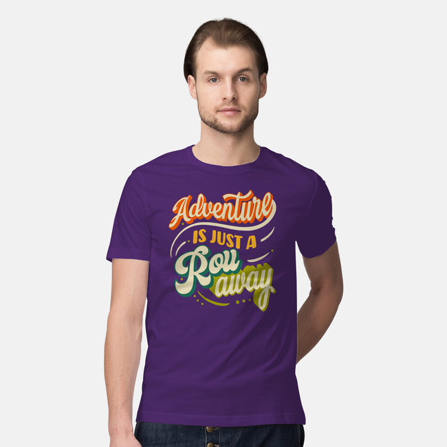 Adventure Is Just A Roll Away-mens premium tee-ShirtGoblin