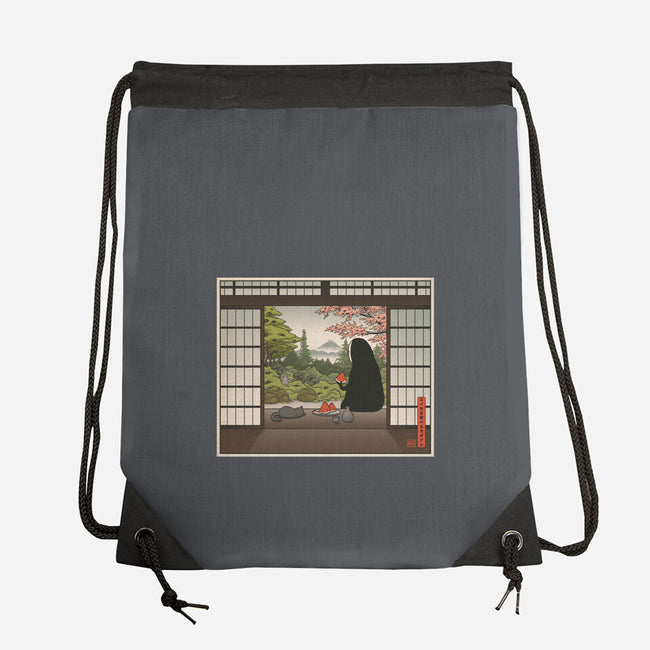 Watermelon Snack-none drawstring bag-pigboom