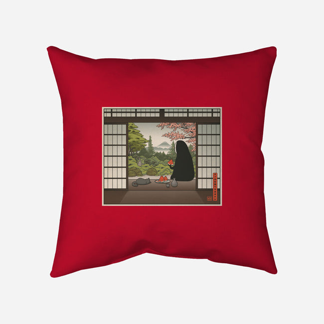 Watermelon Snack-none removable cover throw pillow-pigboom
