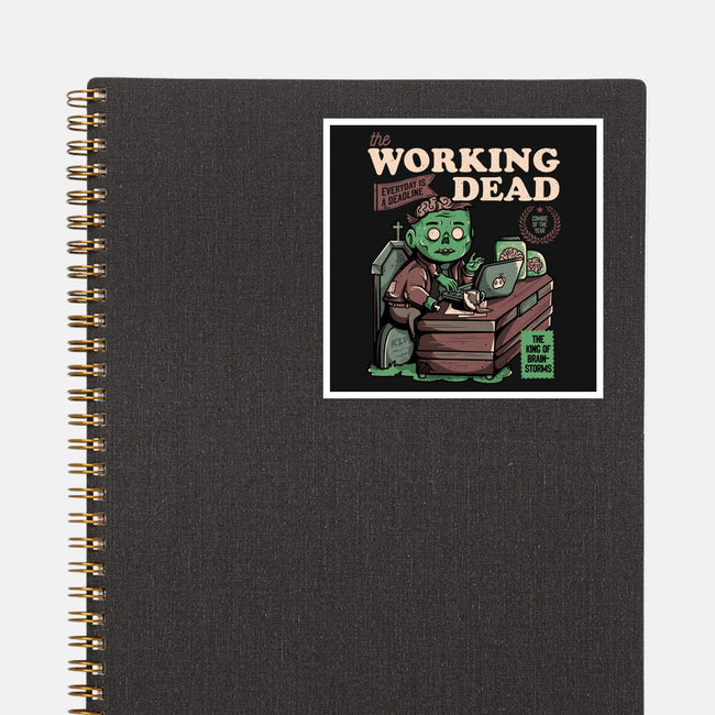 The Working Dead-none glossy sticker-eduely