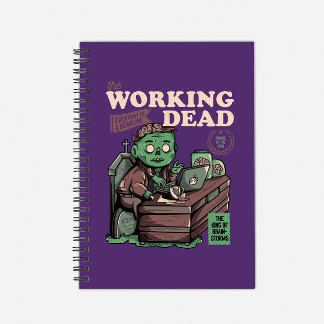The Working Dead-none dot grid notebook-eduely
