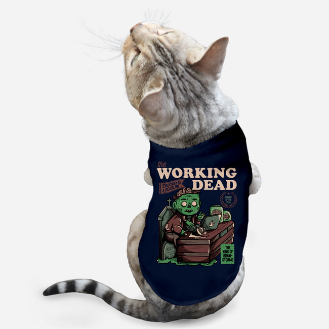 The Working Dead-cat basic pet tank-eduely