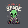 We Both Need Space-mens long sleeved tee-eduely