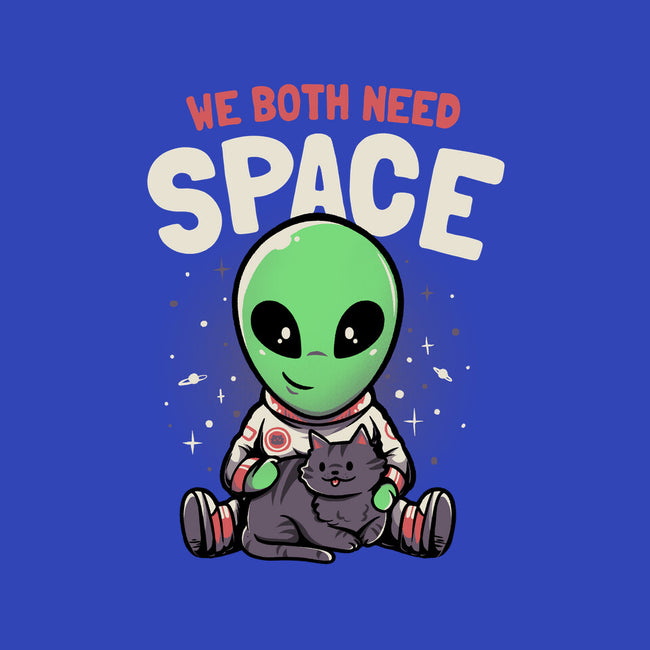 We Both Need Space-none polyester shower curtain-eduely