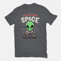 We Both Need Space-womens fitted tee-eduely