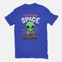 We Both Need Space-womens fitted tee-eduely