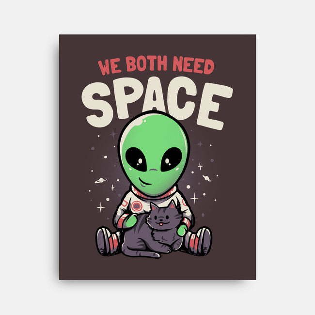 We Both Need Space-none stretched canvas-eduely