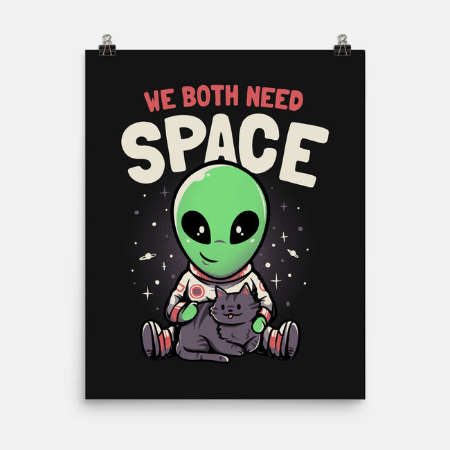 We Both Need Space-none matte poster-eduely