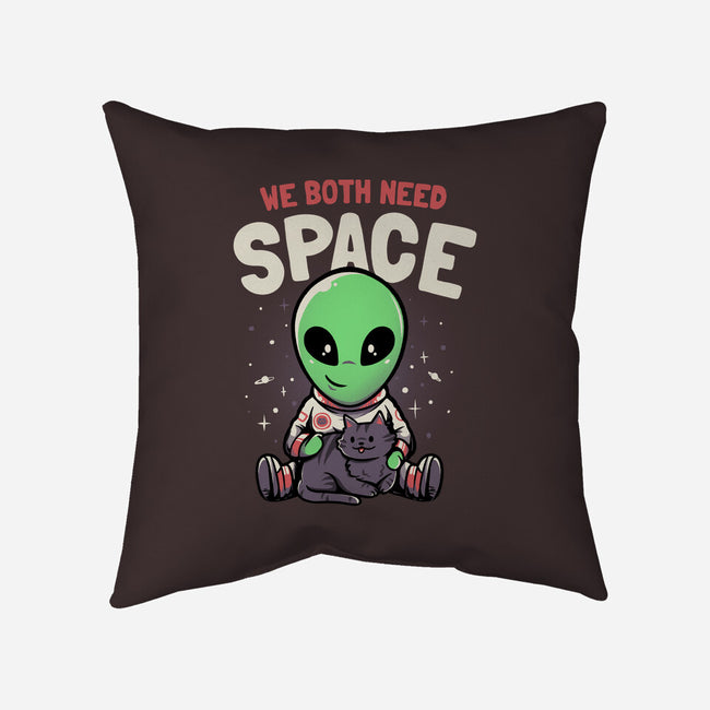 We Both Need Space-none removable cover w insert throw pillow-eduely