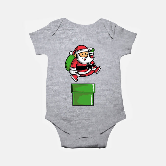 Santa Jumps-baby basic onesie-krisren28