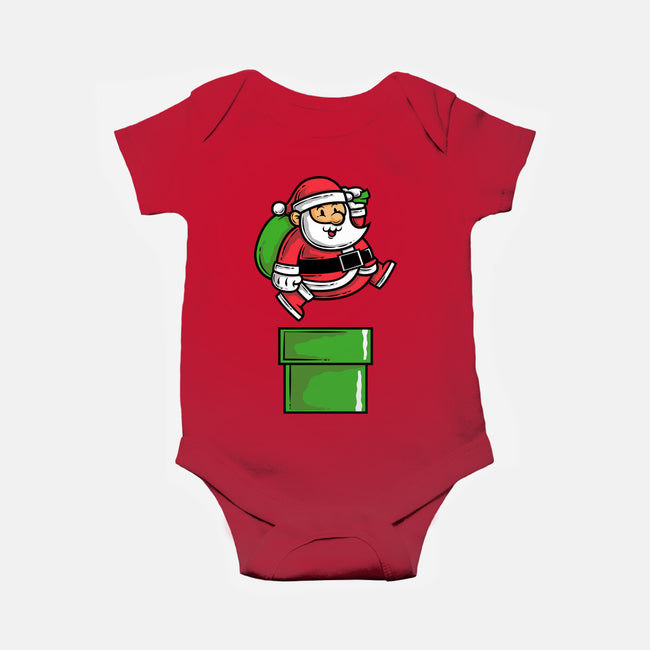 Santa Jumps-baby basic onesie-krisren28