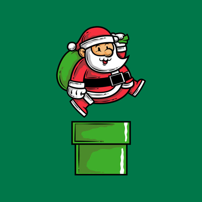 Santa Jumps-none removable cover w insert throw pillow-krisren28