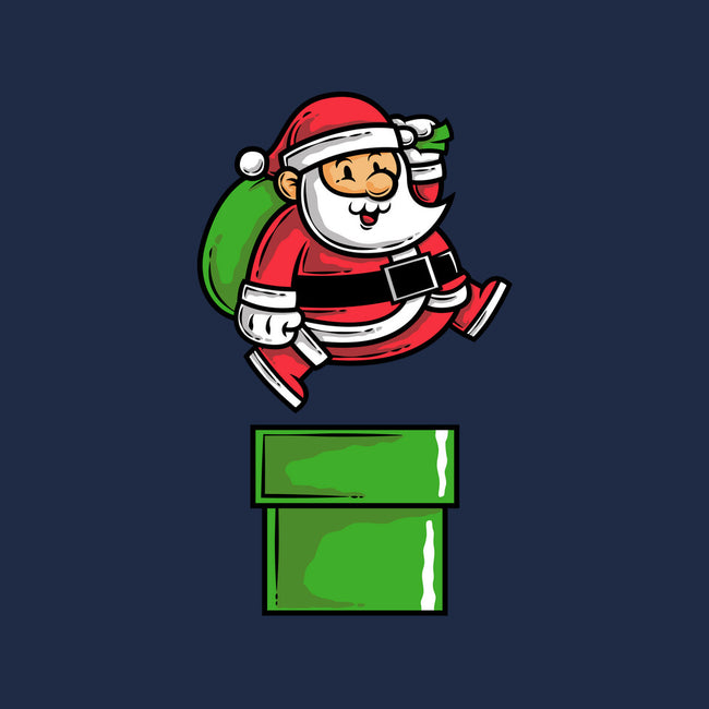 Santa Jumps-none glossy sticker-krisren28