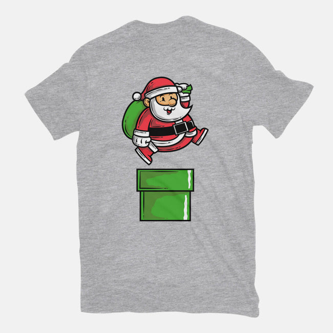 Santa Jumps-unisex basic tee-krisren28