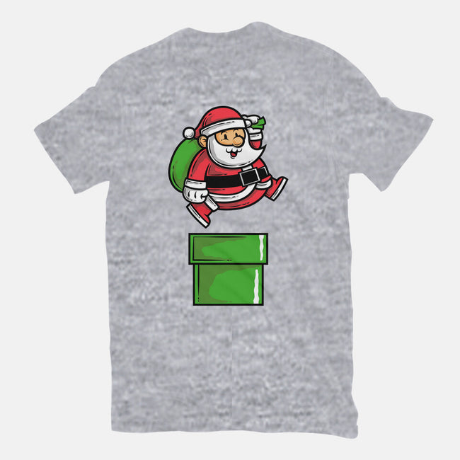 Santa Jumps-womens fitted tee-krisren28