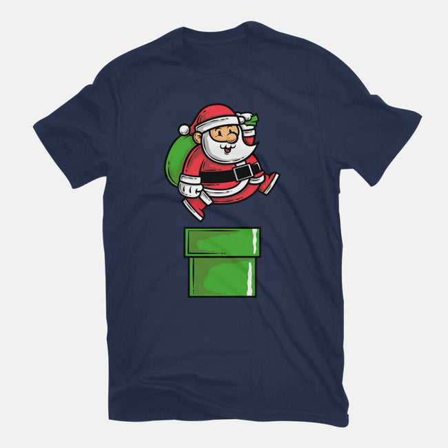 Santa Jumps-unisex basic tee-krisren28