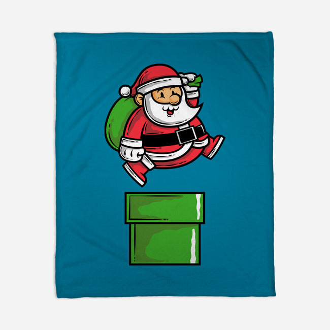 Santa Jumps-none fleece blanket-krisren28