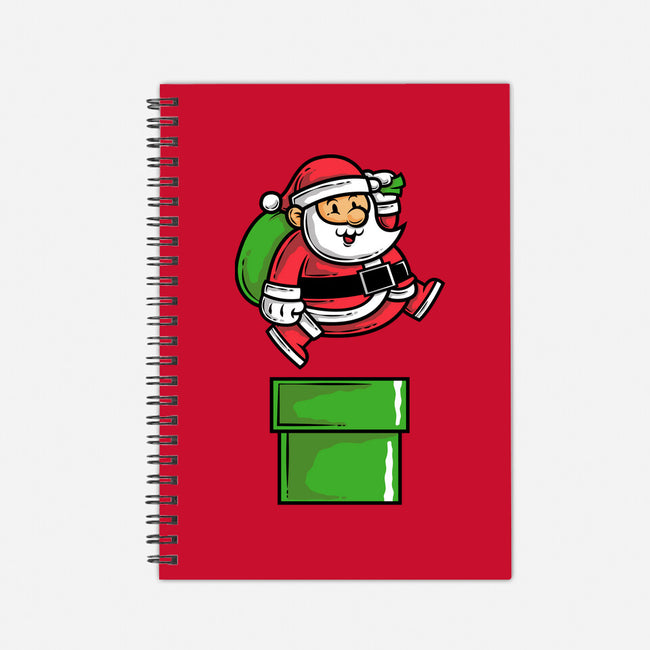 Santa Jumps-none dot grid notebook-krisren28