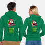 Santa Jumps-unisex zip-up sweatshirt-krisren28