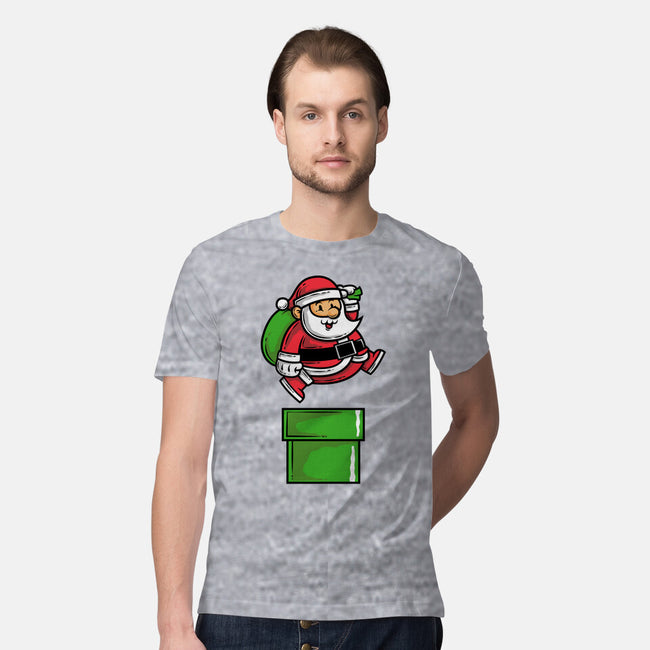 Santa Jumps-mens premium tee-krisren28