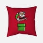 Santa Jumps-none removable cover throw pillow-krisren28