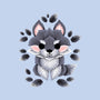 Little Wolf Of Leaves-none removable cover w insert throw pillow-NemiMakeit