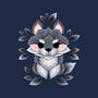 Little Wolf Of Leaves-none removable cover w insert throw pillow-NemiMakeit