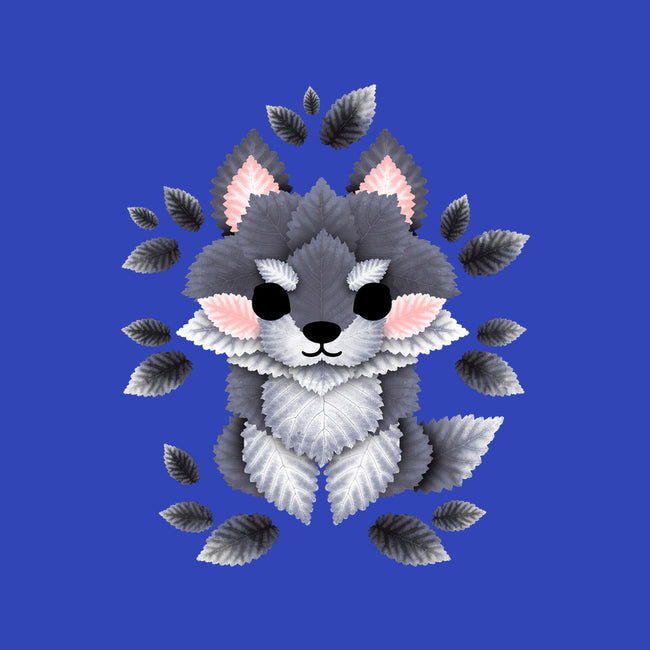Little Wolf Of Leaves-none removable cover w insert throw pillow-NemiMakeit