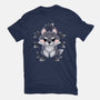 Little Wolf Of Leaves-womens basic tee-NemiMakeit