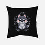 Little Wolf Of Leaves-none removable cover w insert throw pillow-NemiMakeit