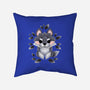 Little Wolf Of Leaves-none removable cover w insert throw pillow-NemiMakeit