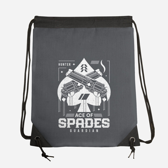 Ace Of Spades-none drawstring bag-Logozaste