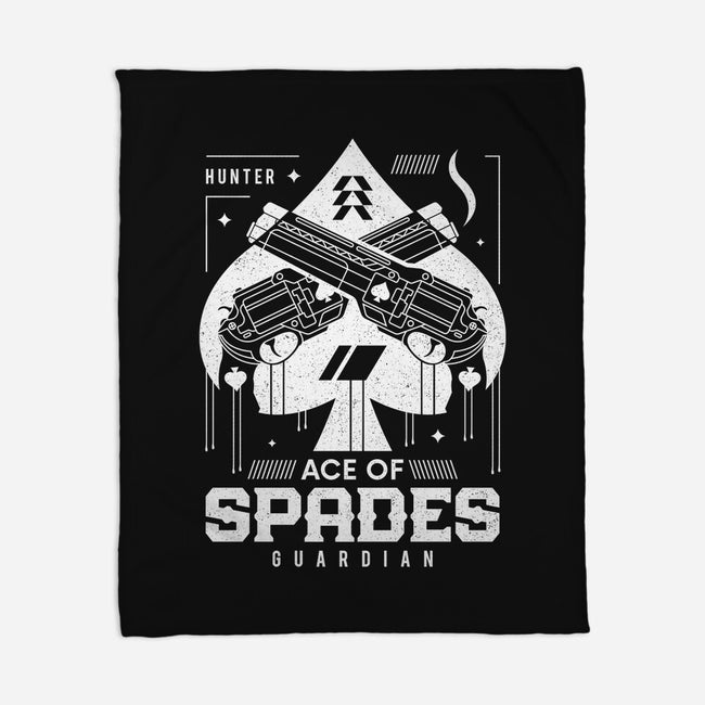 Ace Of Spades-none fleece blanket-Logozaste