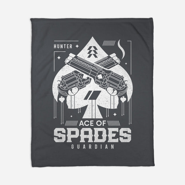 Ace Of Spades-none fleece blanket-Logozaste