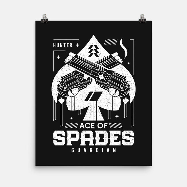 Ace Of Spades-none matte poster-Logozaste