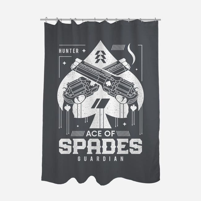 Ace Of Spades-none polyester shower curtain-Logozaste