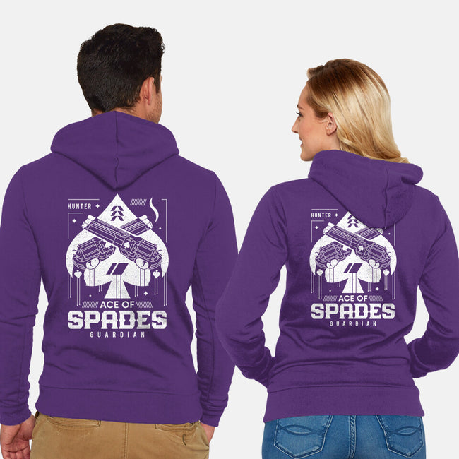 Ace Of Spades-unisex zip-up sweatshirt-Logozaste