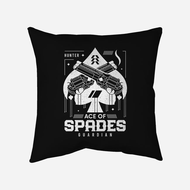 Ace Of Spades-none removable cover w insert throw pillow-Logozaste