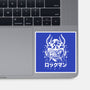 Blue Bomber Oni-none glossy sticker-Logozaste