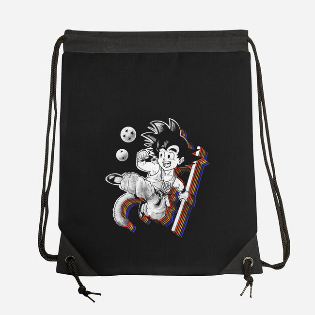 Rainbow Kid-none drawstring bag-Arigatees