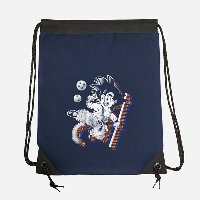 Rainbow Kid-none drawstring bag-Arigatees